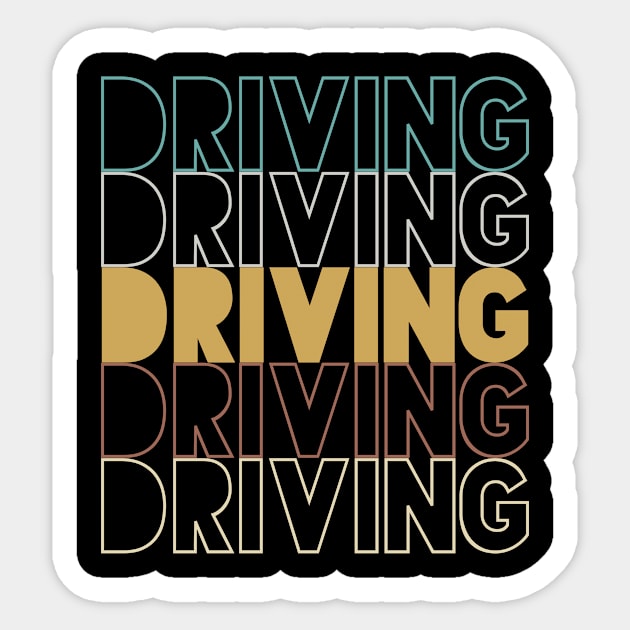 Driving Sticker by Hank Hill